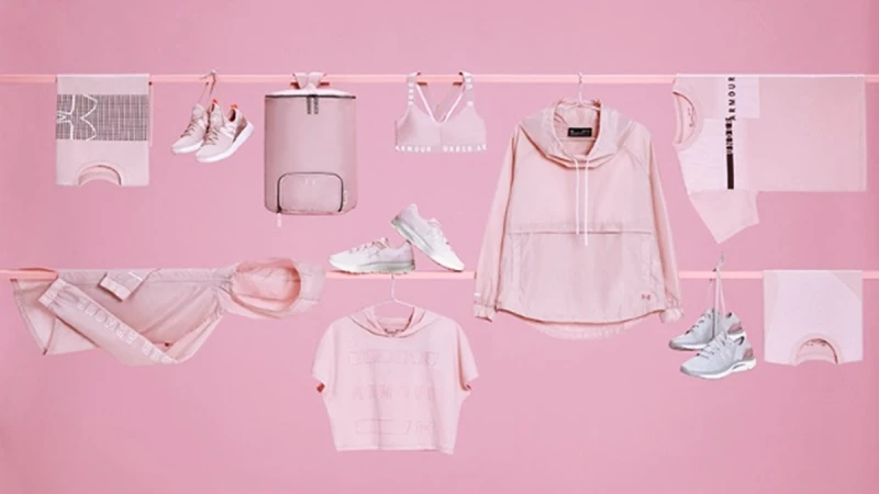 棉花糖粉的運動套裝穿搭術！8件Under Armour內斂少女心運動單品清單必收