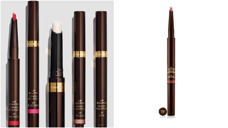 這樣一來想畫出漸層唇彩就變簡單多了！TOM FORD全新21色設計師時尚唇彩筆也有今年秋冬大勢色選