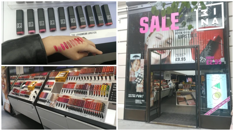 【Vicky Lin 旅英彩妝世界】造訪倫敦3INA旗艦店，平價高質感的歐系彩妝，如色票卡般任你盡情選色