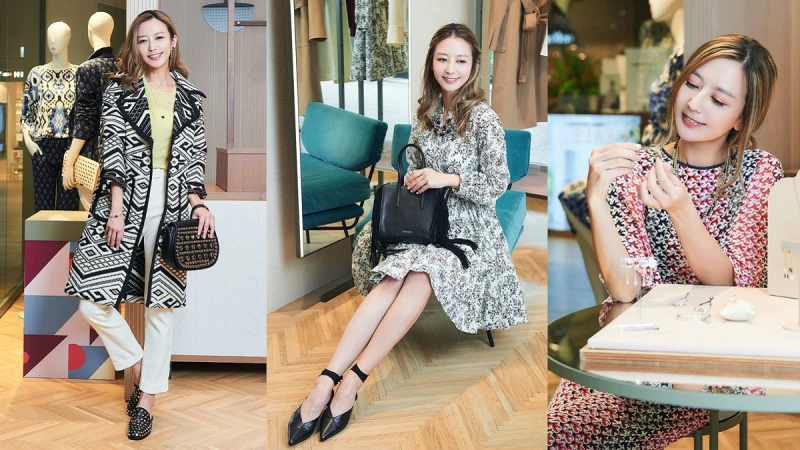 潮模汪詩敏有型演繹MAX&amp;Co.的都會女子異國風情，秋冬最亮眼時髦裝束就要這樣穿！