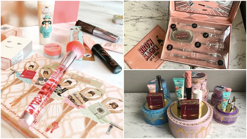 只在週年慶推出的Benefit節慶錫盒～蛋糕造型內含最暢銷的「瑪奇朵蜜粉、毛孔隱形露、睫毛膏等」根本超欠買！