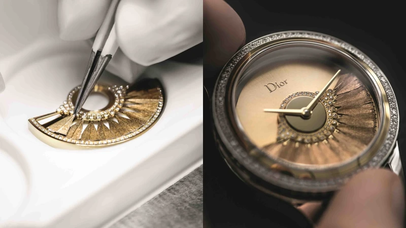 【鐘錶小學堂】靈感來自高級訂製服裙擺！Dior Grand Bal系列腕錶的絕美面盤設計，原來藏有這項秘密技術…