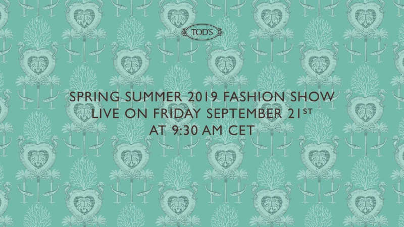 【Live】線上看！TOD&#039;S 2019春夏時裝大秀，將在9/21下午3點半登場