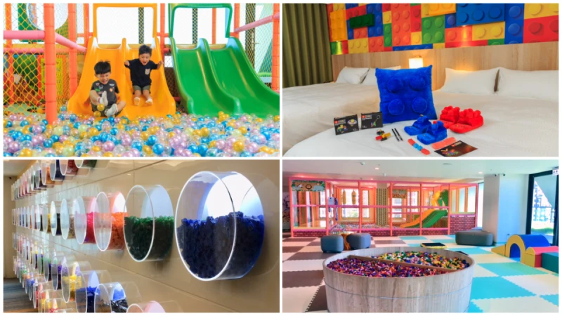 就在等天冷 大人泡溫泉小朋友泡積木之湯 「兆品酒店礁溪」暢玩樂拍積木主題引發赤子之心