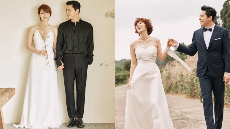 曹政奭與Gummy愛情長跑6年終於完婚!簡約風早秋婚紗照超甜蜜