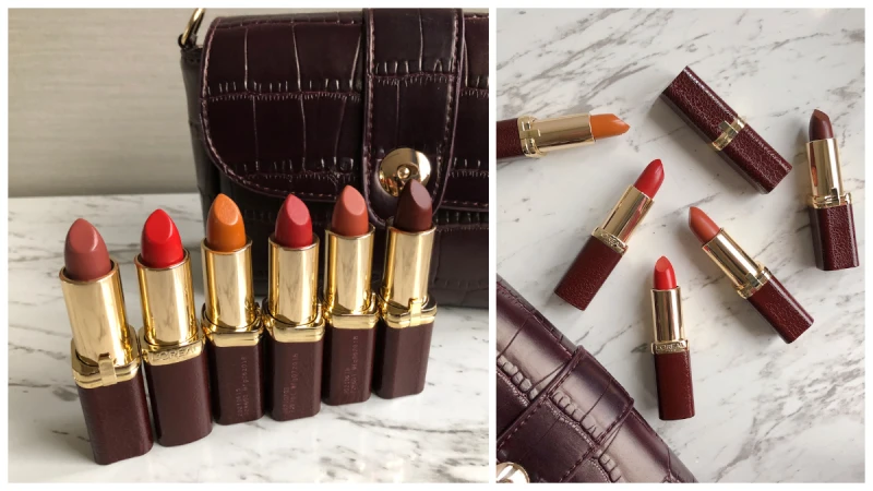 是皮革般的質感棕色!巴黎時裝週指定款,巴黎萊雅限量質感小棕皮「奢華皮革訂製唇膏」