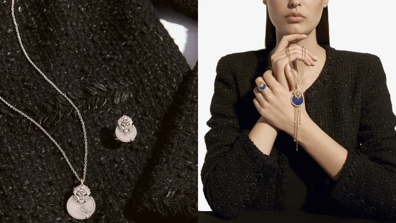 Chanel香奈兒高級珠寶《Sous le Signe du Lion》系列：獅子、星星圖騰搭配青金石與水晶，2018年全新作品超有態度！