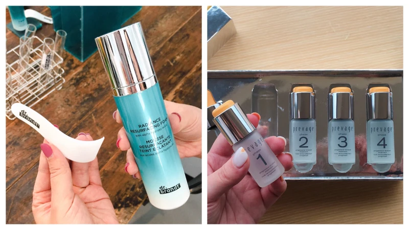 艾地苯四週膚色亮的不科學小橘安瓶、dr.brandt利用泡泡和刮板去除老廢角質及多餘油脂…超強大的煥膚保養都在這!