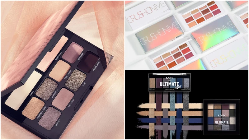 完全鎖定眼影控！Bobbi Brown風格至上10色眼彩盤#粉紅絲絨、1028眼癮狂12色眼彩盤限量版、NYX專業後台百變玩味十六色眼影盤