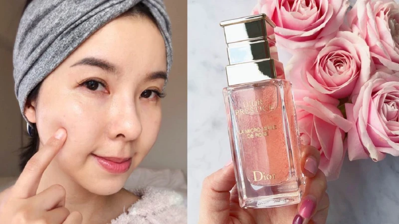 30+ 也絕不跟夢幻粉紅泡泡分手！浪漫又有保養力的玫瑰能量 讓M編的暗沈疲憊肌變身粉紅光！