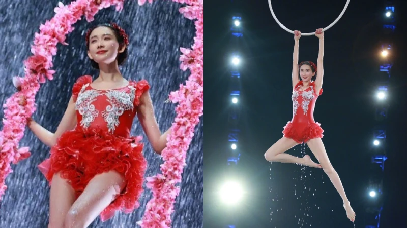 長腿太逆天!44歲林志玲睽違8年再登《春晚》,首度嘗試水上芭蕾美度破表
