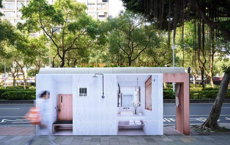 東區公車站就是客房 金普頓大安酒店307號房登陸台北街頭