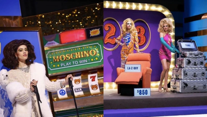 最浮誇的時尚拉霸機降臨秀場！MOSCHINO打造目眩神迷的百萬大富翁競賽大秀