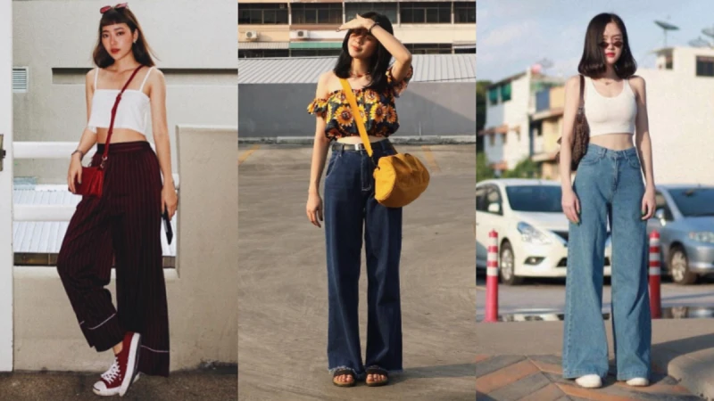 不喜歡穿緊身褲看過來！女生的各種「寬褲」穿搭技巧，簡簡單單一學就會！