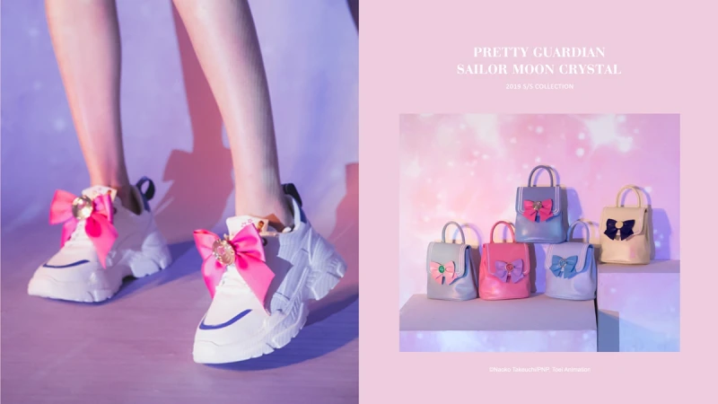 Grace gift美少女戰士週邊竟然推出老爹鞋、迷你後背包！水手月亮、火星、金星…你最想當哪一個？