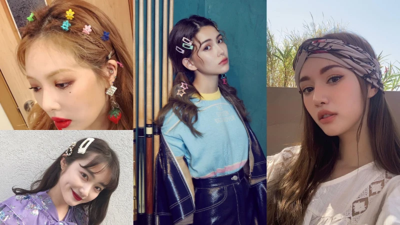 搞定沒洗頭和瀏海過渡期，髮型時尚加分的神助攻髮飾，手殘也能夾出韓妞味！ 