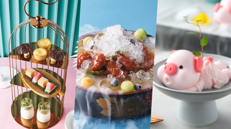內湖美食再加一！「唐點小聚」進駐美麗華推出網美系港式下午茶、小豬奶酪超Q彈