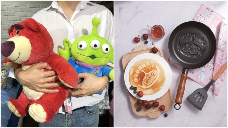 《玩具總動員4》居家小物太可愛！聯名HOLA推11項用品，火腿豬玩偶會講話、超萌三眼怪煎鍋全想帶回家