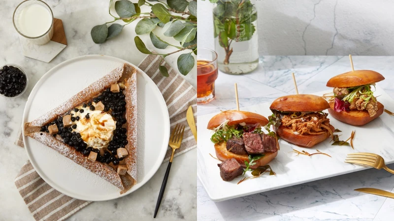 貳樓x包果雙品牌概念店進駐中山站！珍珠泰奶薄煎餅、鹽酥雞台式漢堡、鹽水雞絲沙拉快吃一波