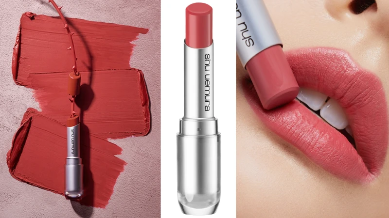 植村秀推出絕美「玫瑰土」系列口紅,完美結合玫瑰奶茶+土色,百搭豆沙色#MBG954超顯氣質