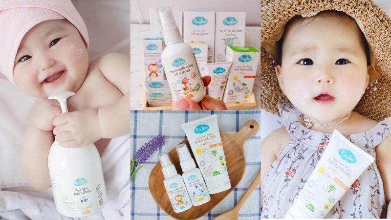 因母愛而誕生！泰國天然配方Kindee寶寶防蚊液、防曬、護膚、消毒和口腔護理保養 即將在台登場！
