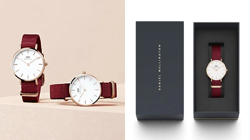 呼叫酒紅控！Daniel Wellington 經典寶石紅錶款回歸，大小錶徑都可以配戴
