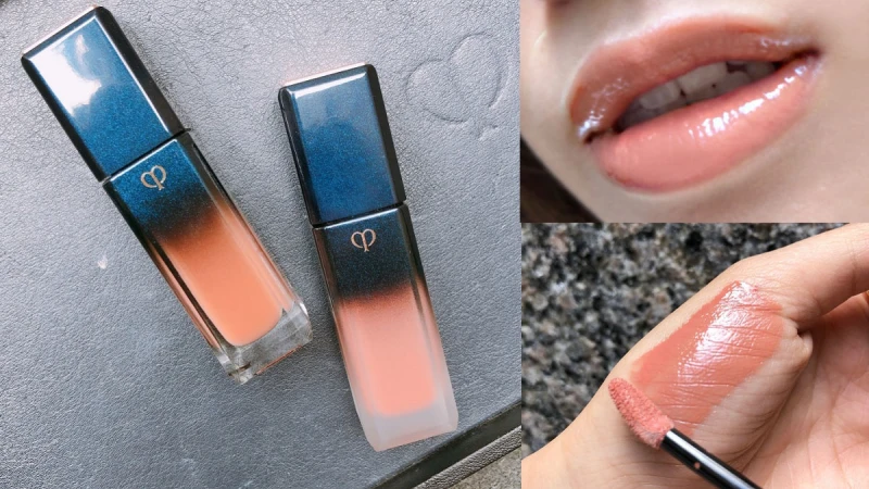 肌膚之鑰全新「奢華訂製唇菁萃」#101霧光奶茶、#1釉光奶茶這兩支深淺奶茶，美到會讓人擦上癮