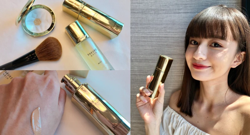 網路推爆的「最持妝」嬌蘭24K純金光粉底液再升級，暱稱「金塊粉底」，妝感就是好命超高級！