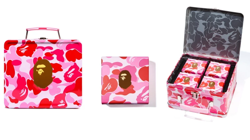 最潮的中秋月餅！日本潮牌BAPE與半島精品店聯手推「粉紅迷彩中秋禮盒」