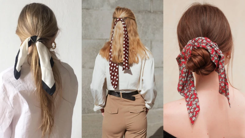 一條絲巾綁頭髮超百搭，輕鬆打造法式優雅LOOK，連張鈞甯也這樣綁！