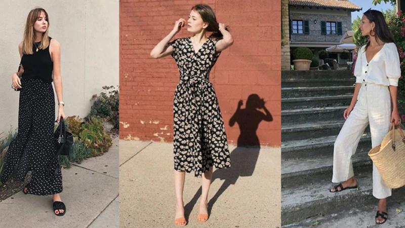 不愛穿鞋的女孩們，拖鞋這樣穿才不邋遢！讓拖鞋瞬間變高級的 3 種 Look