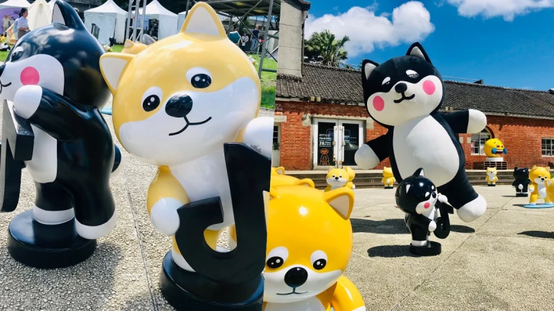 88隻柴犬集體賣萌！韓國超人氣柴犬「SHIRO &amp; MARO」快閃華山，亞洲巡迴展覽首站登台