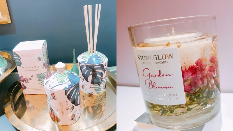 英倫香氛STONEGLOW全新Urban Botnics、Botanics系列上市，繪著花草的瓷杯香氛蠟燭與擴香太美 