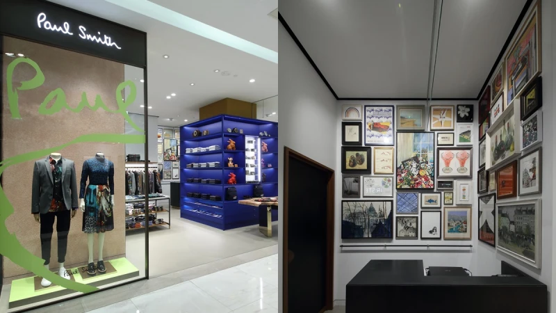 儼然是個小型博物館！把Paul Smith先生收藏畫作、時鐘變成展示品，全新Paul Smith門市開在這邊