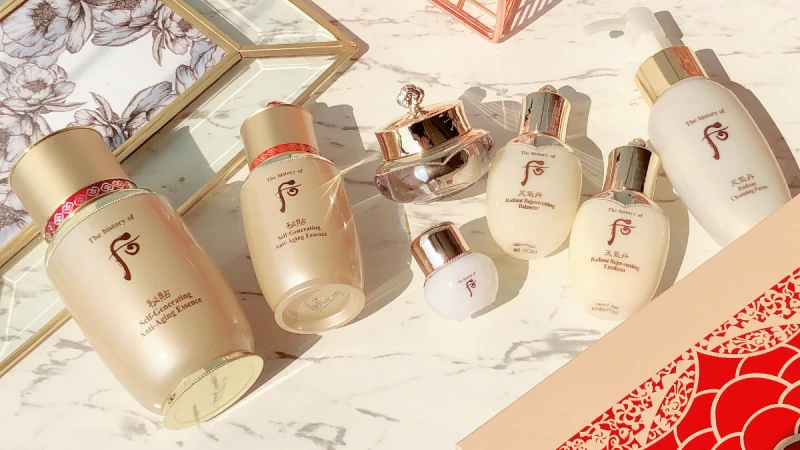 讓美麗昇華！跟著品味出眾的韓國姐姐們一起用「后」，妳也能有凍齡發光美肌，週年慶必買發燒三組請筆記