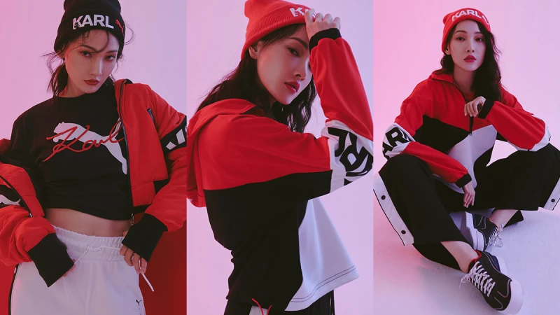 潮流風尚名人秋冬瘋搶的「PUMAX老佛爺聯名系列」，就連林映唯也淪陷，親自演繹秀出這無可取代的超強時尚美學！