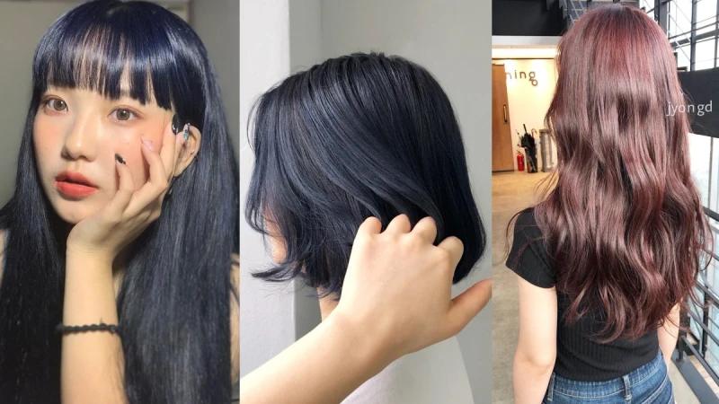 不只唇彩流行霧面!2019秋冬染髮也要「絲絨」質地,顯白、修容、添氣質超推薦絲絨午夜藍