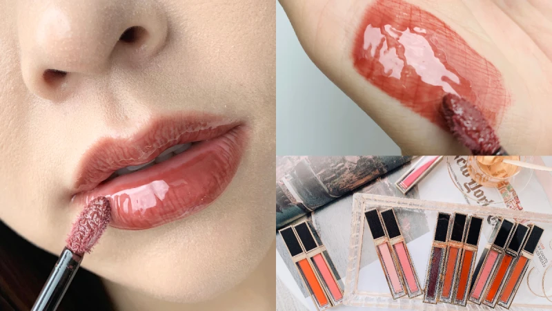 Tom Ford唇蜜#20栗子可可 就像裹上糖葫蘆光澤 打造溫柔小姐姐嘟嘟唇！