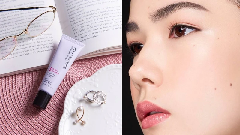 底妝第一步就亮到爆、貼到爆！日妞透明肌一生推的貼妝神器－「薰衣草紫妝前乳」！