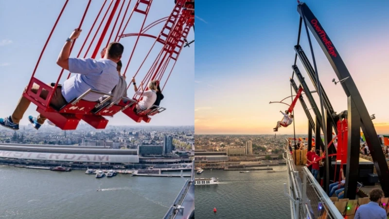【荷蘭景點】必玩歐洲最高盪鞦韆！離地100米高的A&#039;DAM Lookout嚇破膽，試過都大推