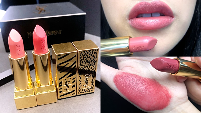 YSL金管唇膏推限量「豹紋、斑馬紋」唇蓋超時髦！搭配溫柔玫瑰色#92美暈了～