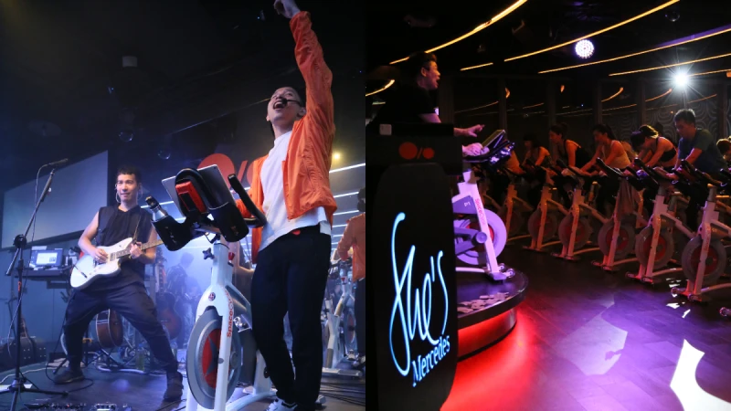 SPACE真的太狂！將整團Live Band搬進飛輪教室 絕對是燃燒熱量首選！