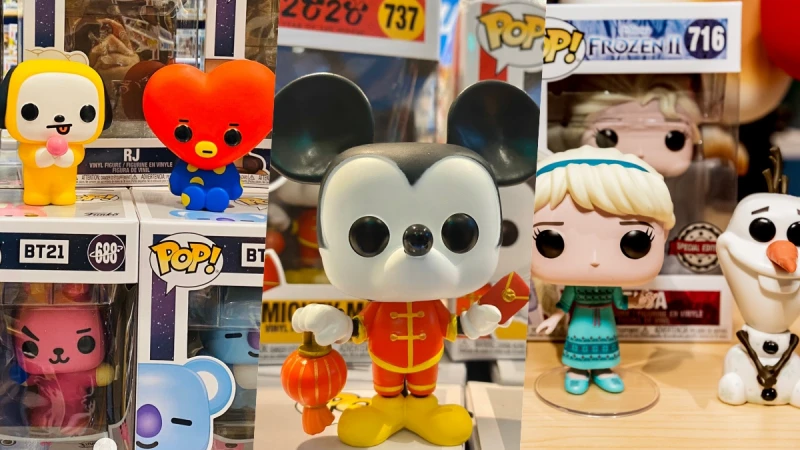 公仔迷瘋狂！FUNKO快閃店推「新年米奇亞洲限定版」，史努比、三眼怪、BT21、獨家巨型蝙蝠俠公仔登場