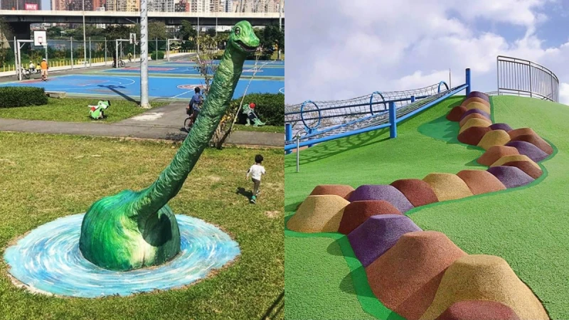 【玩咖懶人包】新北環狀線景點總整理！8大IG打卡勝地：彩虹操場、恐龍公園、彩色積木全搜羅