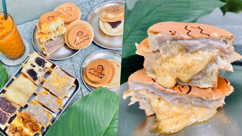 【羅東美食】野小孩車輪餅必吃榴槤起司、芋頭流沙，還把宜蘭蔥、花生捲冰淇淋包進車輪餅裡