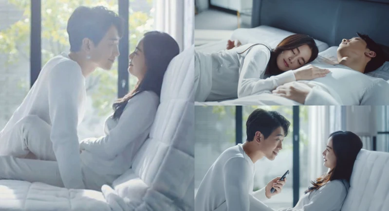 RAIN、金泰希 超甜夫婦首次合體拍攝廣告,高能放閃十萬伏特,根本是在看偶像劇!
