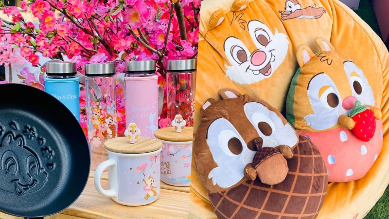 奇奇蒂蒂來了！HOLA與迪士尼推最萌櫻花季16款奇奇蒂蒂、小鹿斑比居家好物，好想全部帶回家