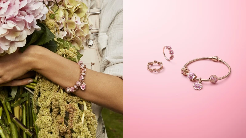 女孩們荷包可要看緊！Pandora春季小雛菊系列集粉嫩、夢幻於一身，還有小蜜蜂、蜻蜓、仙人掌…全新串珠