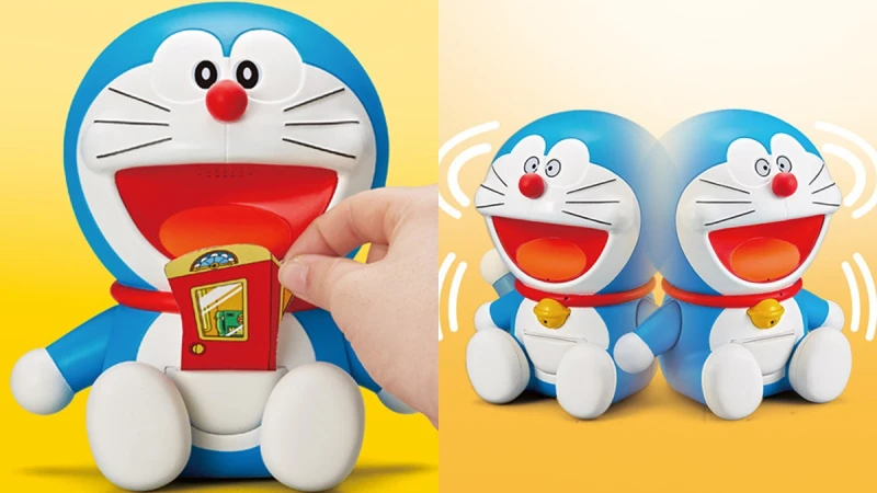 日本推「哆啦A夢智能機器人」有27種表情，百寶袋還拿得出道具，每個人都能擁有哆啦A夢