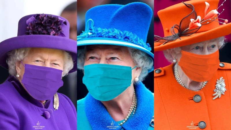 英國女王也戴口罩？堅持「One Tone」搭配，樂觀防疫